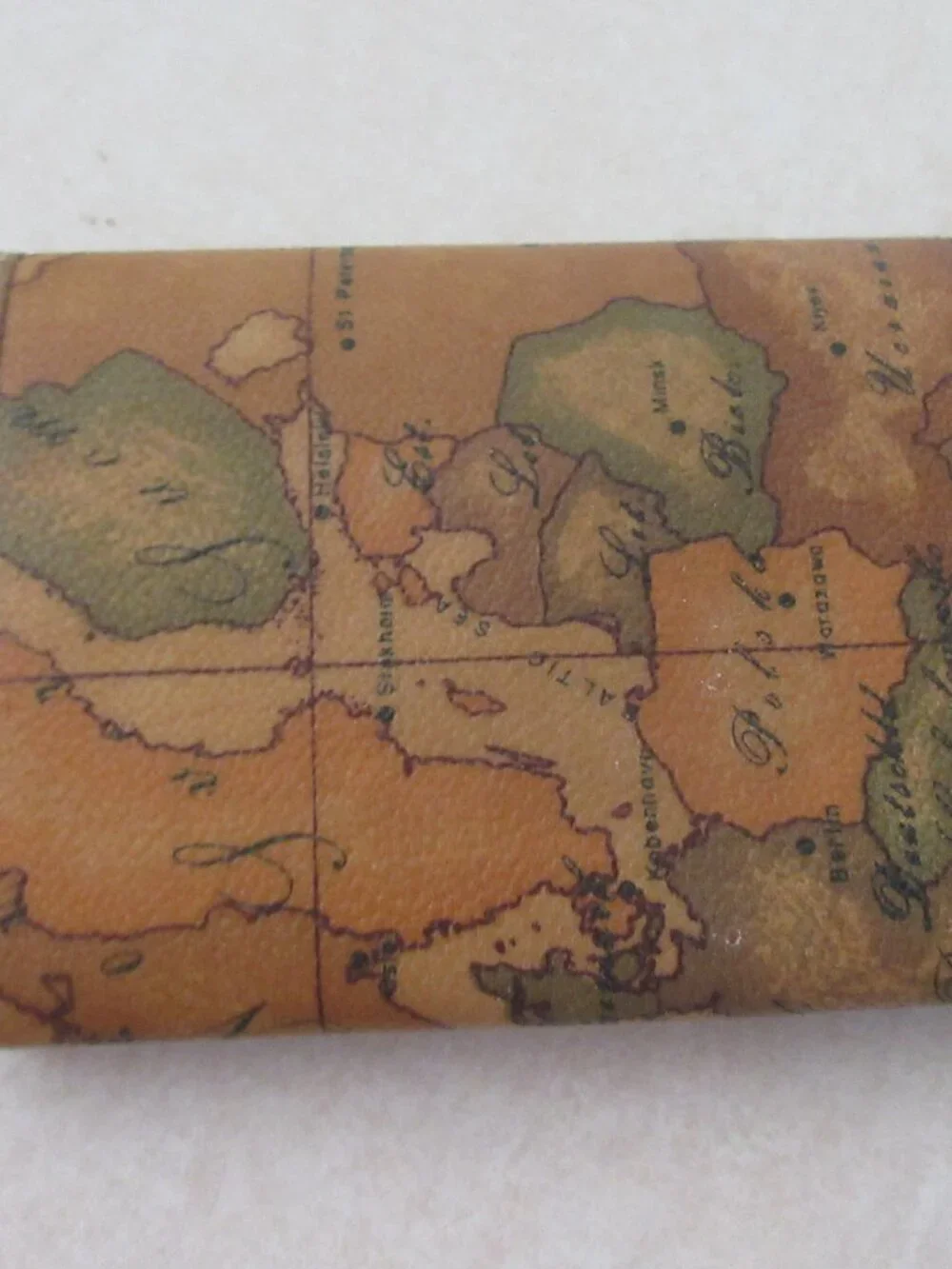 Alviero Martini 1A Classe Continental Wallet in Geo Classic Map Print